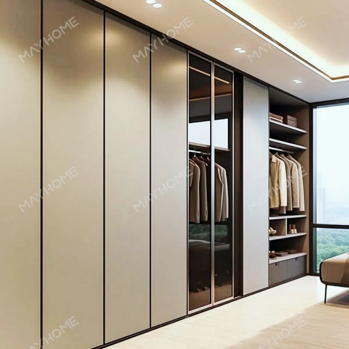 Customized Brushed Surface Noise Insulation Dress-up Zone Personal Cabinet Rounded Corners Storage Unit