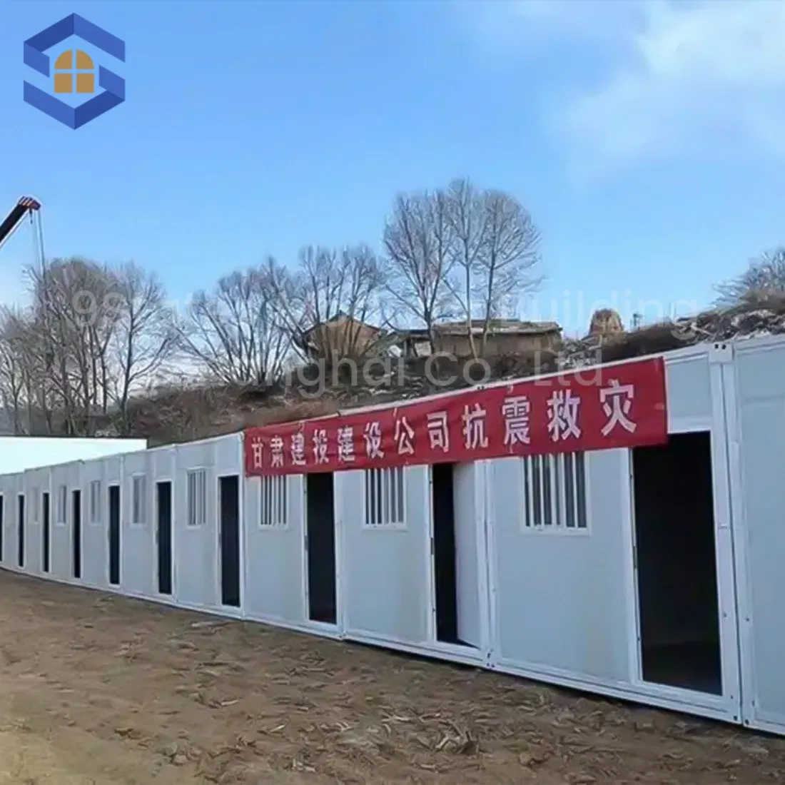 Budget-Friendly Foldable Wind Resistant Green Building Steel Building for Sustainable Container Resettlement Housing