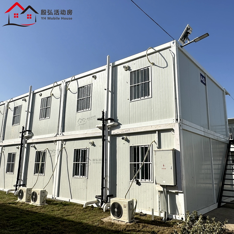 Two Storey Detachable Container Steel Structure Sandwich Panel Container Homes Dome House Modular Mini House