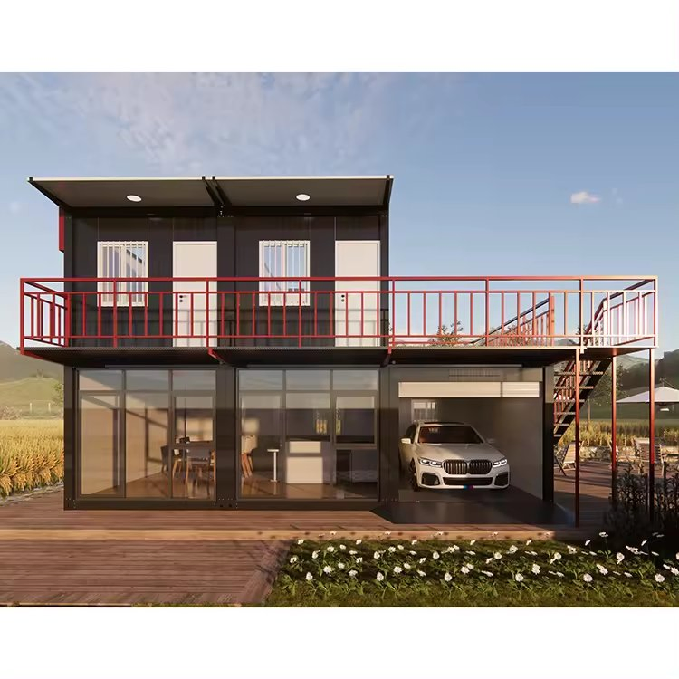 Hot Sale Sandwich Panel Container Mobile Modular Living House Homes Detachable Prefabricated House