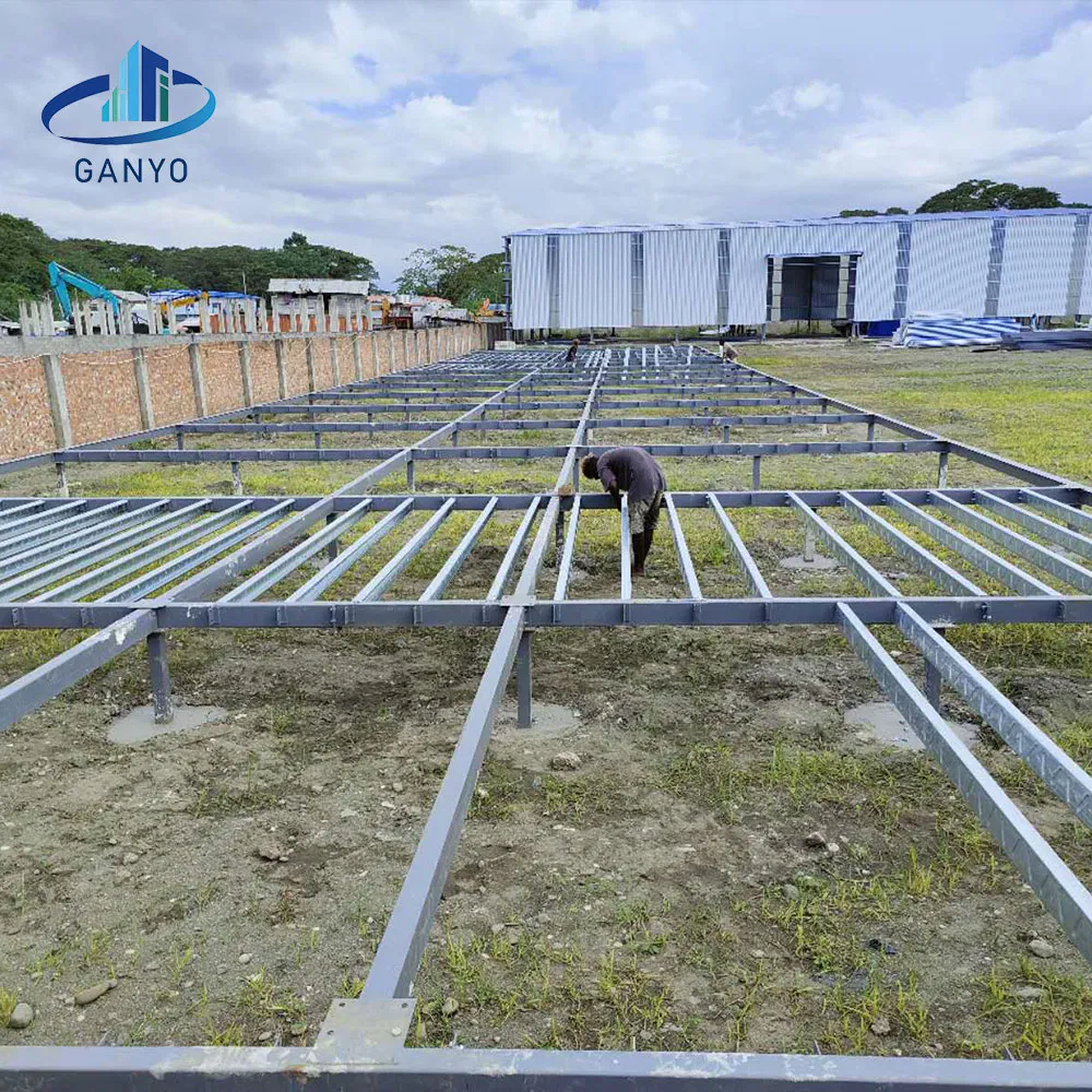 High Quality Fireproof Folding Container House Steel Structure Building