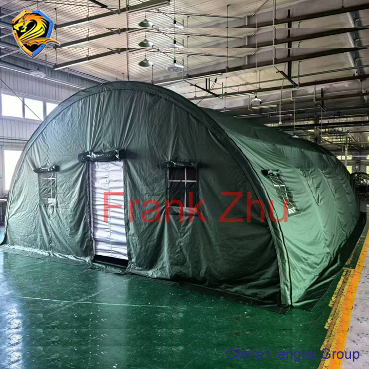 UV Rain-Protected Camouflage Disaster Refugee Outdoor Emergency Relief Shelter for Remote Teams