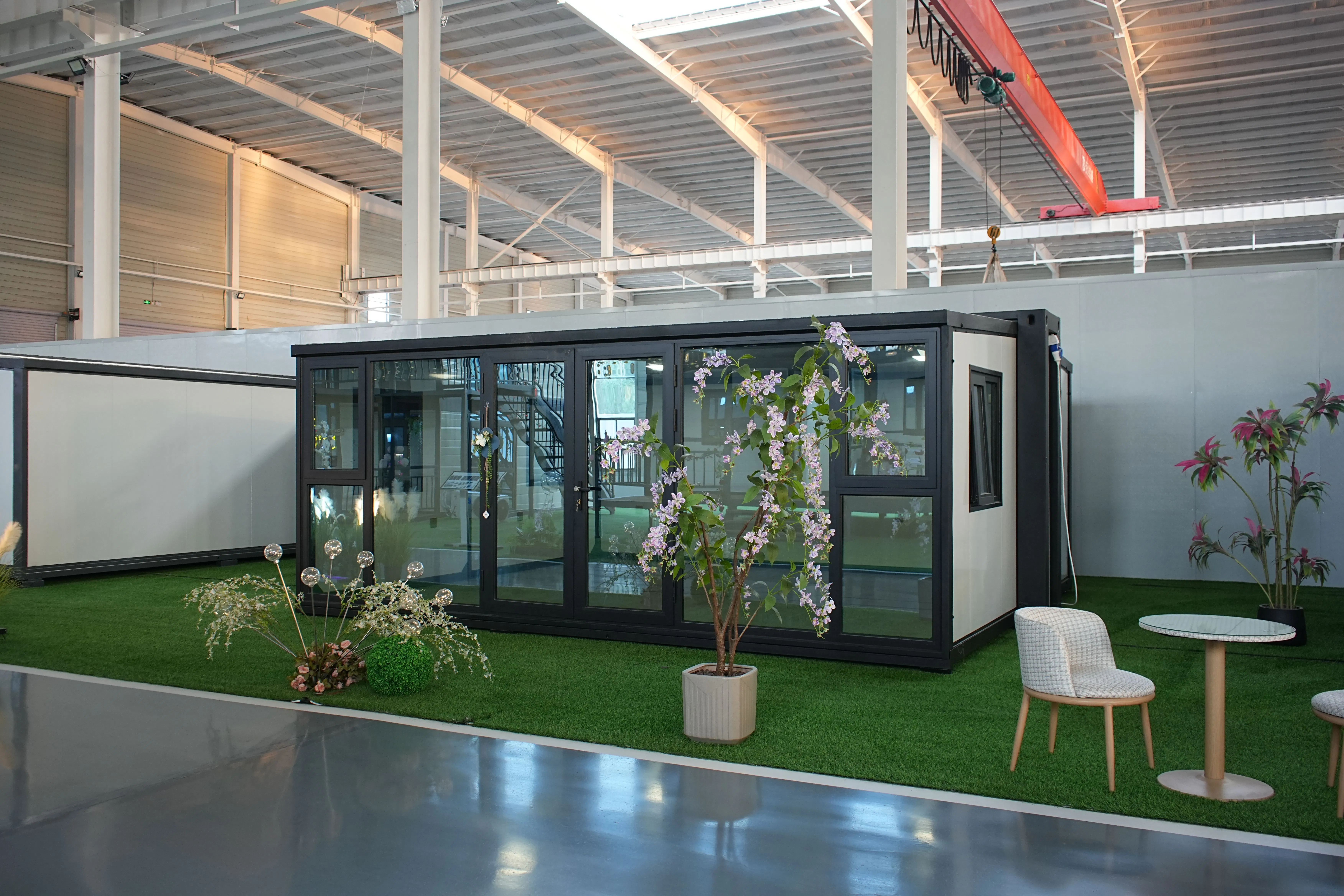 Luxury Modular Steel Building with Foldable Steel Structure Design