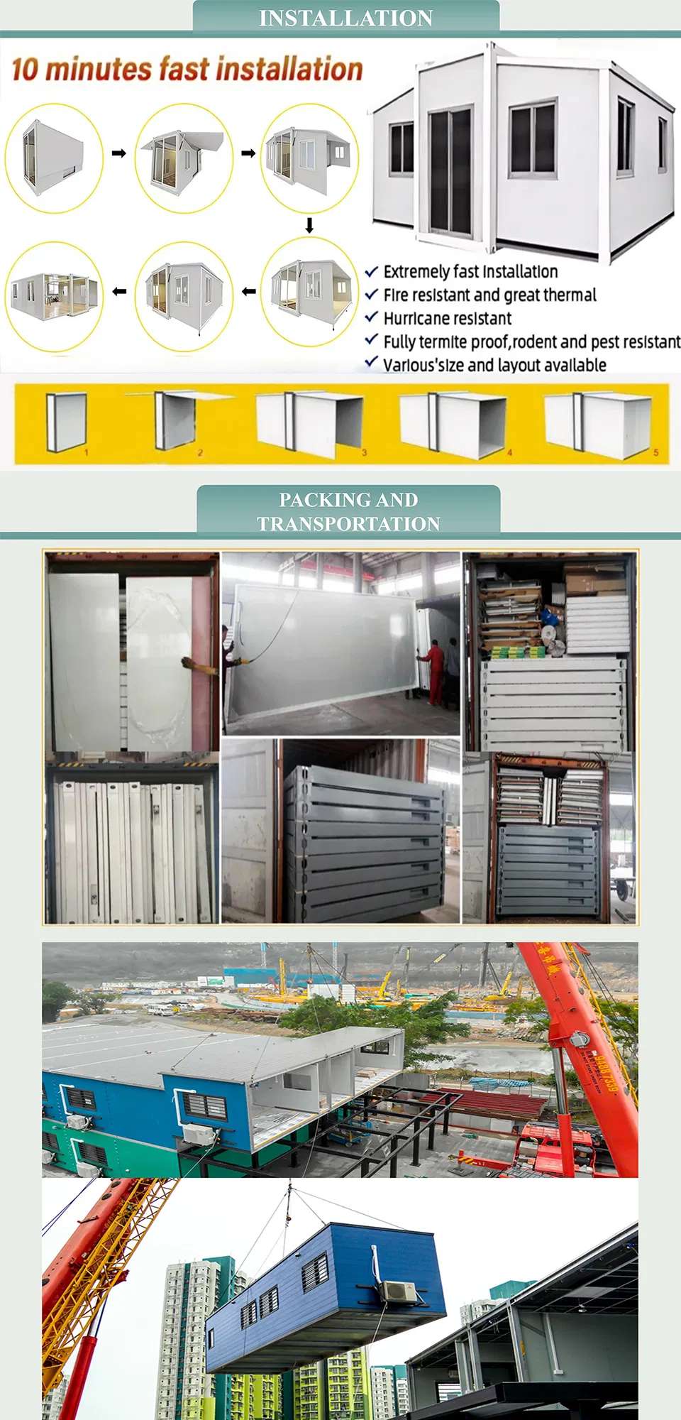 Transportation and Installation