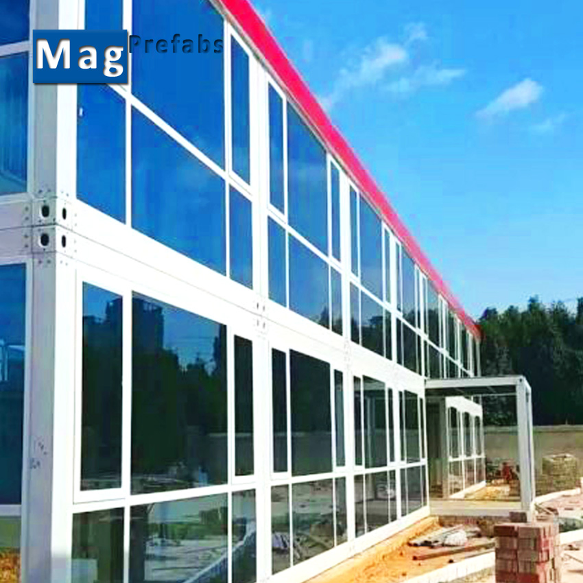 Prefab Flat Pack Field Modular Luxury Revomable Office Work Container