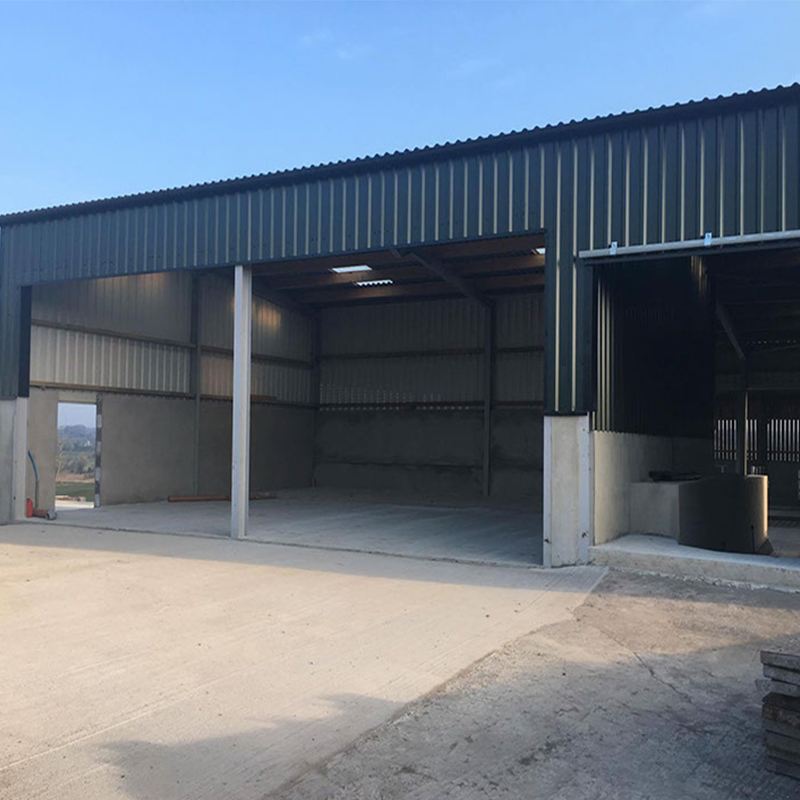 Clear Span Insulated Shed Prefabricated Steel Structure Foldable Container House Building