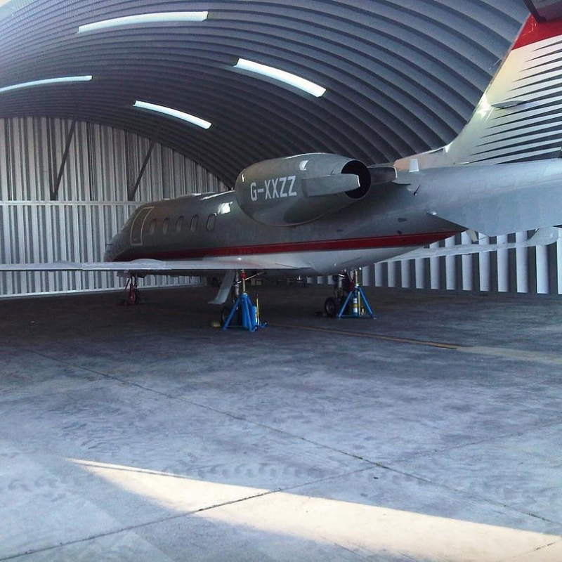 Relocatable PVC Fabric Roof Aluminum Frame Prefab Steel Hangar for Aviation Storage