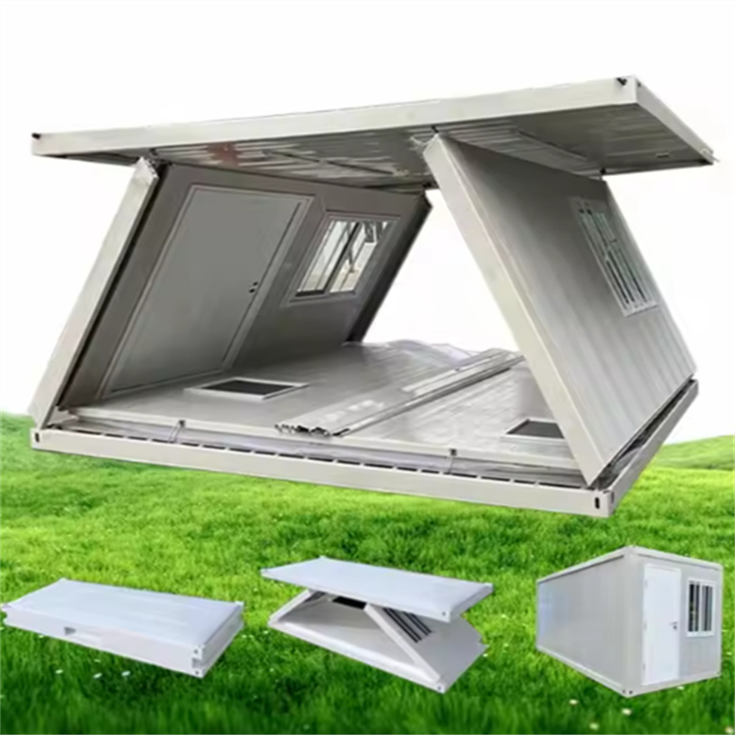 20FT Sandwich Panel Breathable Quickly Installation Z Folding Container House Prefab Foldable Tiny House Mobile Temporary
