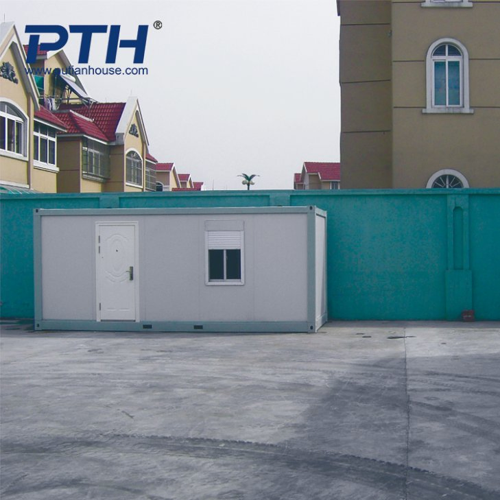 Prefabricated Flatpack 20 FT Sandwich Panel Site Office Container Construction Site Container Mobile Office
