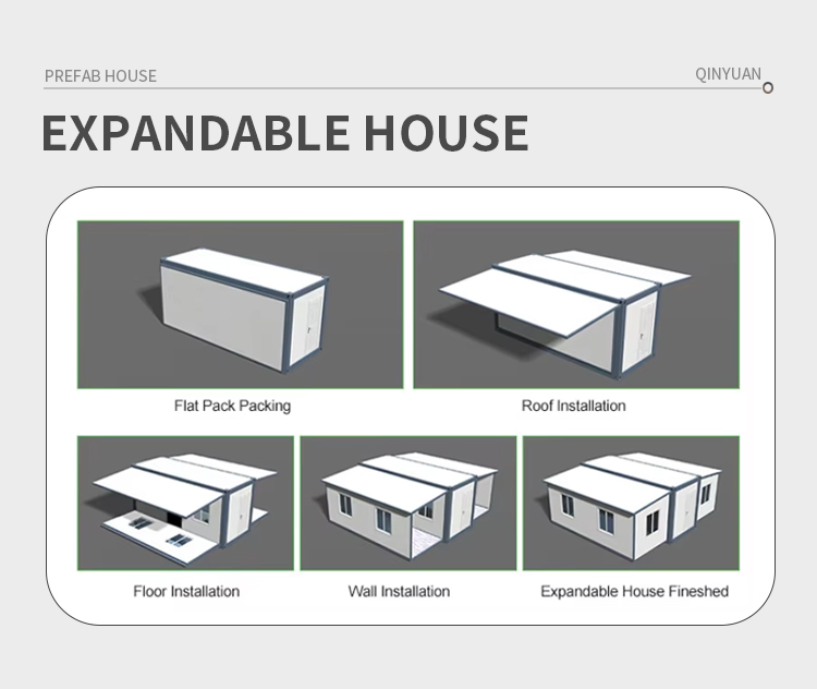 Factory Price Tiny House Manufacturer Factory Direct Expandable Folding Container House