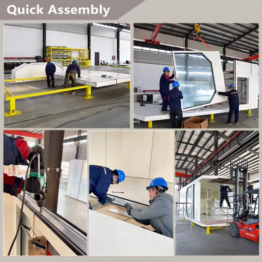 Scenic Area Accommodation Capsule House Modular Prefab System, Quick Assembly and Reduced Logistics Cost