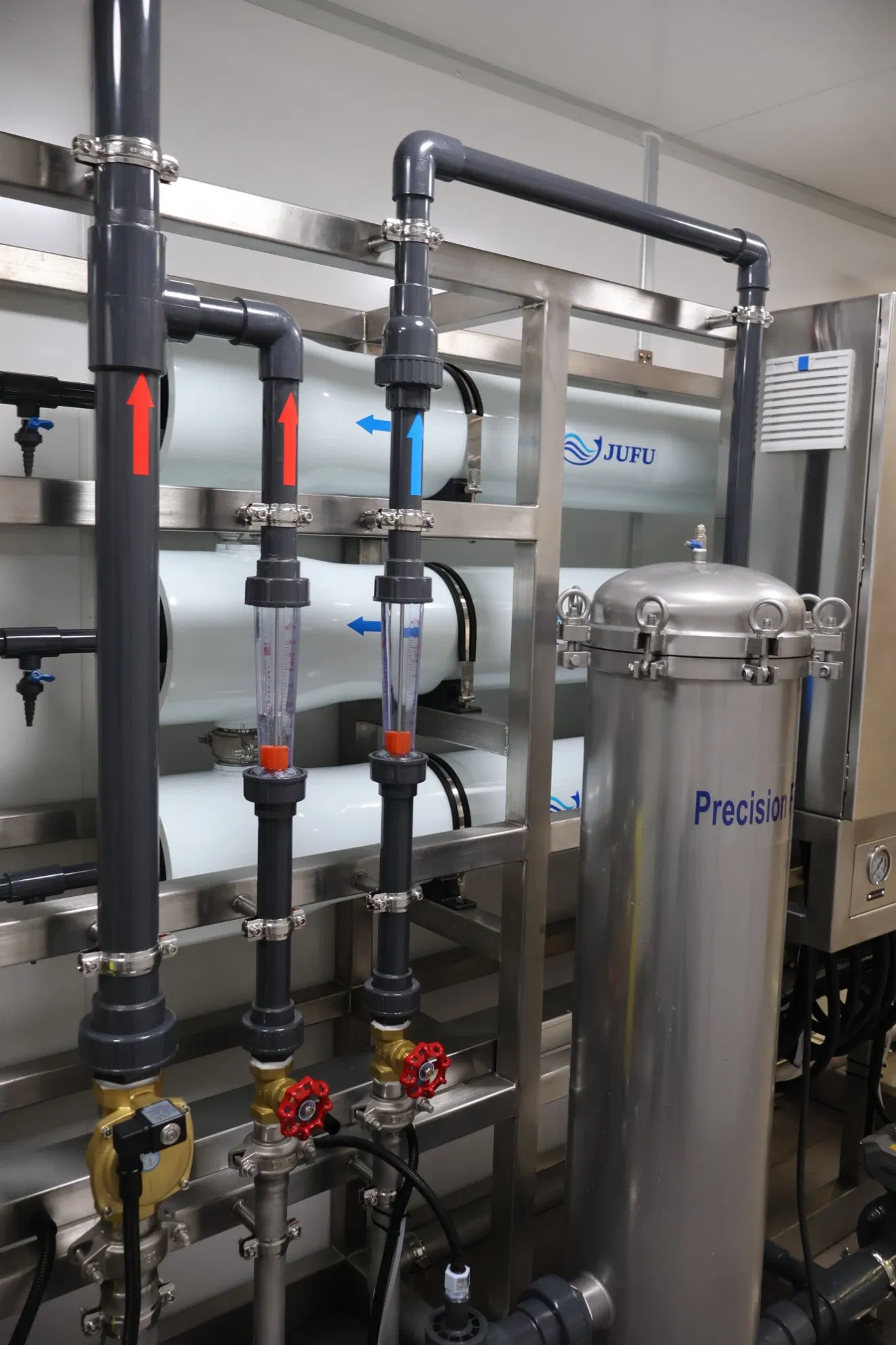 Compact Containerized RO Water Treatment System Reverse Osmosis Low Energy Consumption