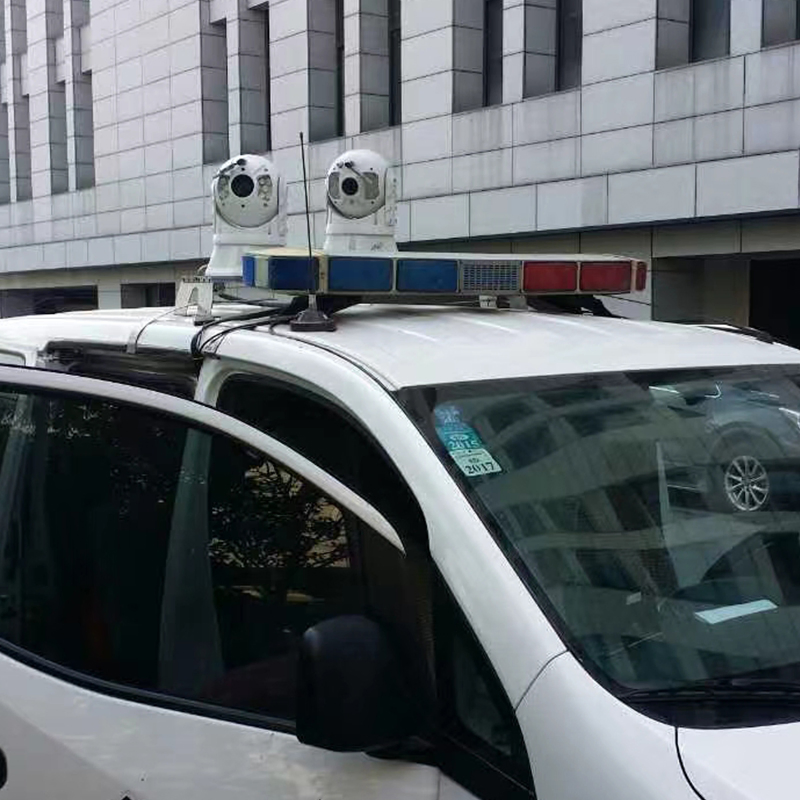 High-Performance Mobile Surveillance Dual Sensor Thermal PTZ Camera System
