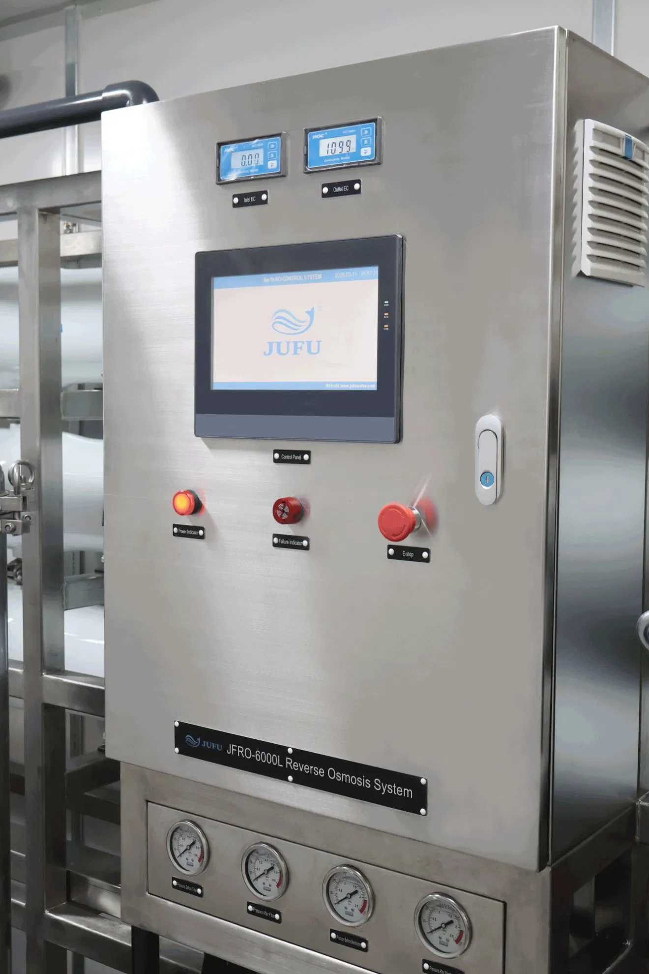 Compact Containerized RO Water Treatment System Reverse Osmosis Low Energy Consumption