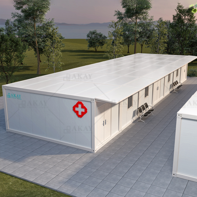 Akay Storage 20FT Low Cost Office Shipping Portable Luxury Living Modern Modular Flat Pack Manufactured Shipping Prefab Container House Prefabricated-Building