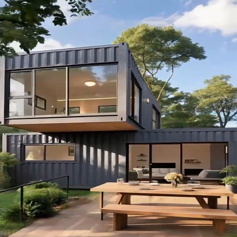 Innovative Prefabricated Steel Structure Container Cabin Foldable Mobile Office for Office and Living Space