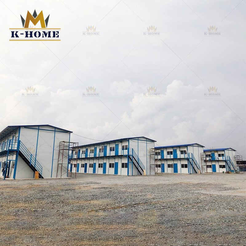 Fast Construction Panelized Modular Prefabricated Structure Work Site Temporary Staff Housing