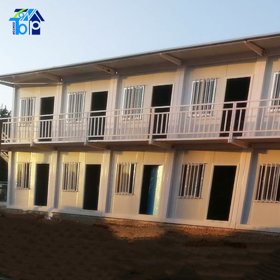 Low Cost 20 FT Steel Frame Casas Modular Container House 3 Bedroom Sandwich Panel Detachable Container for Office