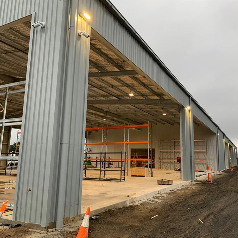 Clear Span Insulated Shed Prefabricated Steel Structure Foldable Container House Building