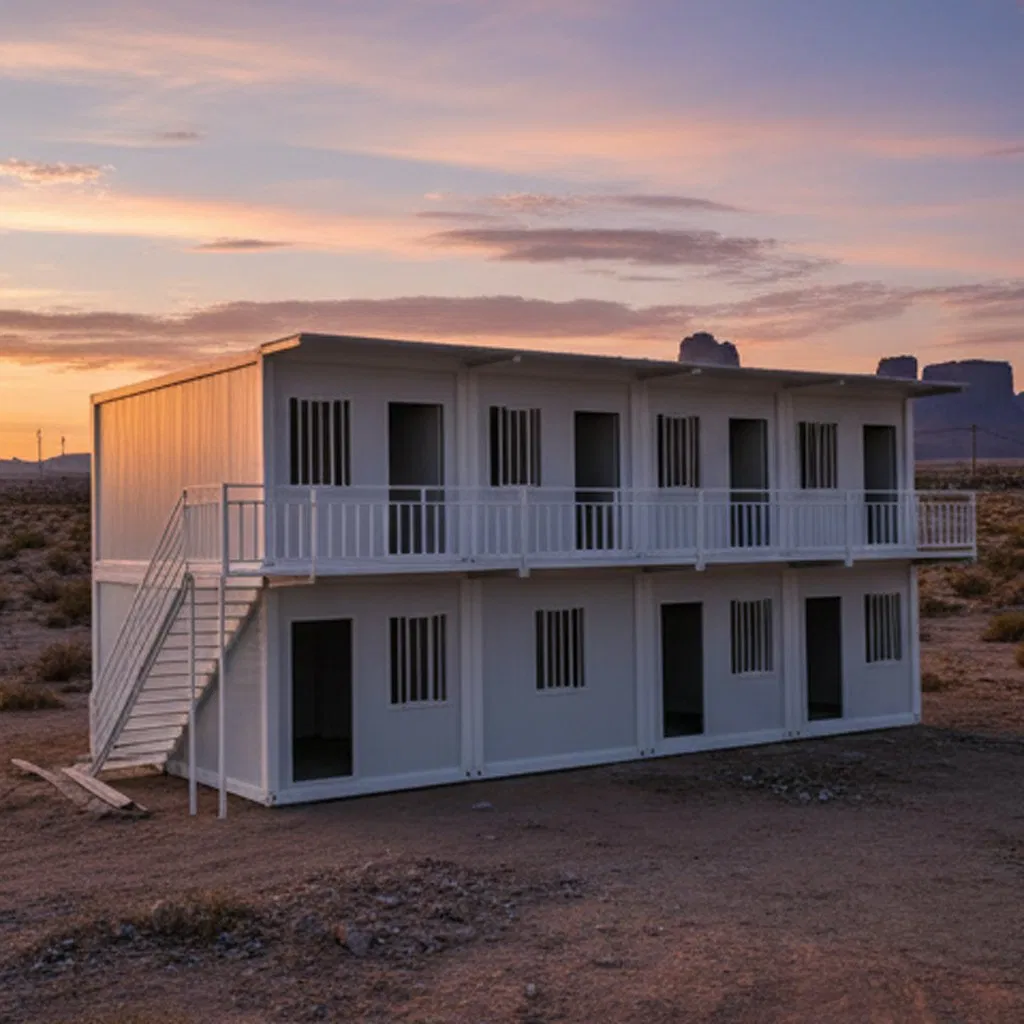 Quickly Assemble Prefab Modular High Quality Detachable Sandwich Panel Container House Flat Pack Temporary Home