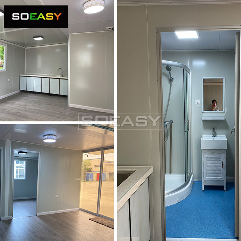 China Made Steel Structure Expandable House Building for Construction Sites