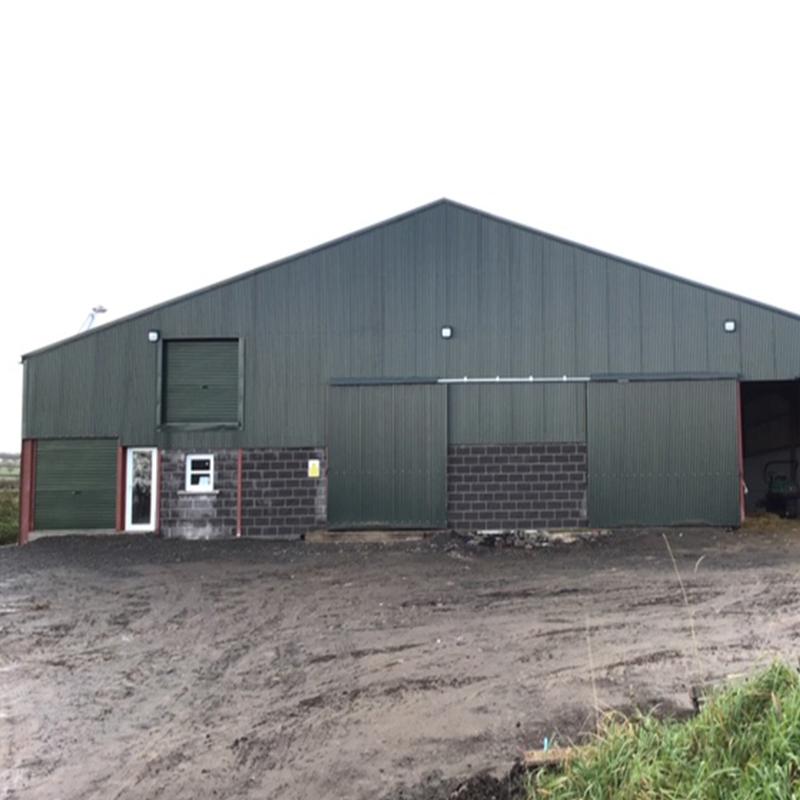 Clear Span Insulated Shed Prefabricated Steel Structure Foldable Container House Building