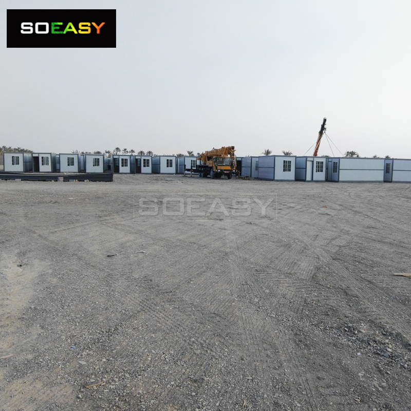 Oil and Gas Camp Building Prefabricated Folding Container Home House Dormitory Camp