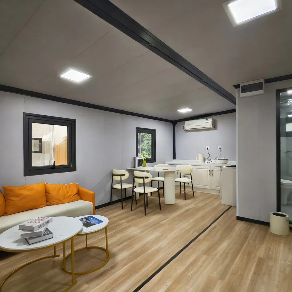 Mobile Prefab Prefabricated 20FT Expandable Container House Tiny Home Hotel Office Building