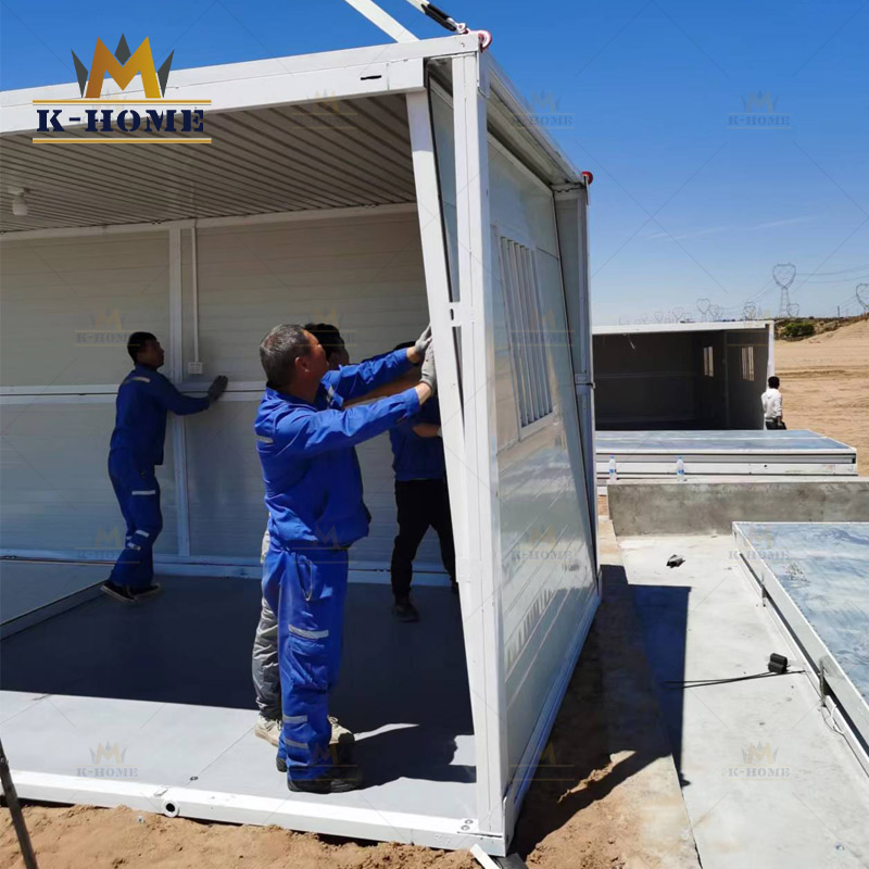 Accommodation Sandwich Panel Portable Folding Container Cabin