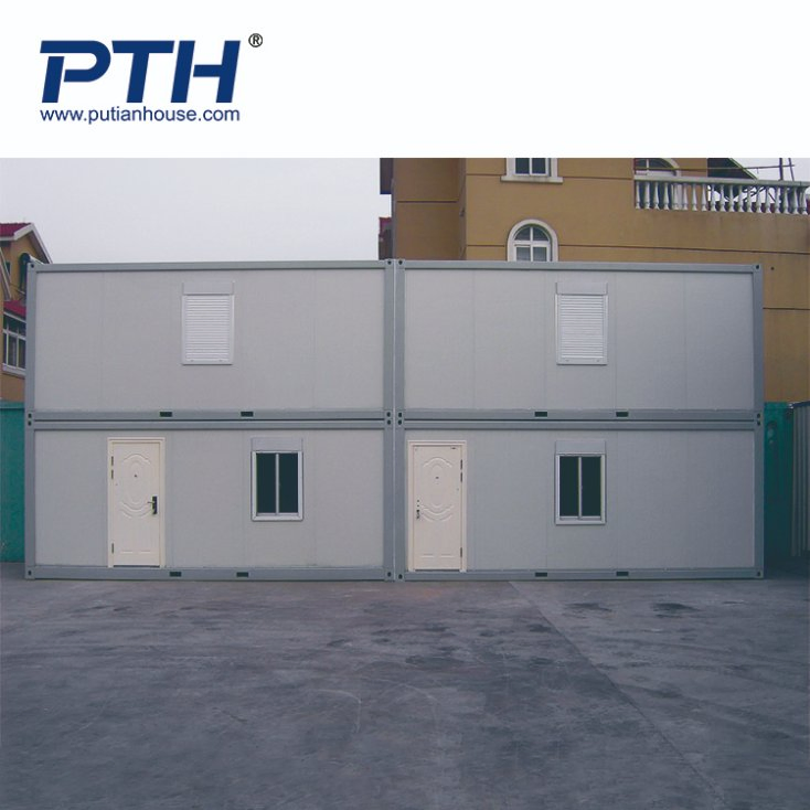 Prefabricated Flatpack 20 FT Sandwich Panel Site Office Container Construction Site Container Mobile Office