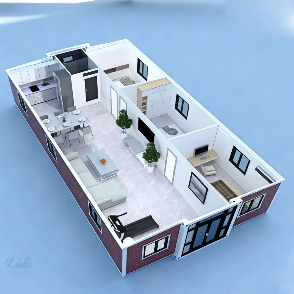 Modular Portable Prefab Prefabricated 40FT Expandable Folding Container House Tiny Home Hotel Villa Building