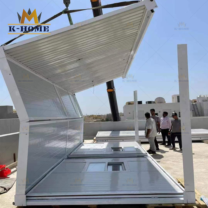 Accommodation Sandwich Panel Portable Folding Container Cabin