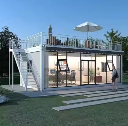 Detachable Flat Pack Container Office with EPS Wall Panel