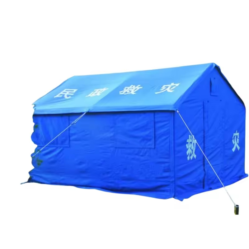 Inflatable Camouflage Emergency Relief Shelter for Disaster Response and Refugees