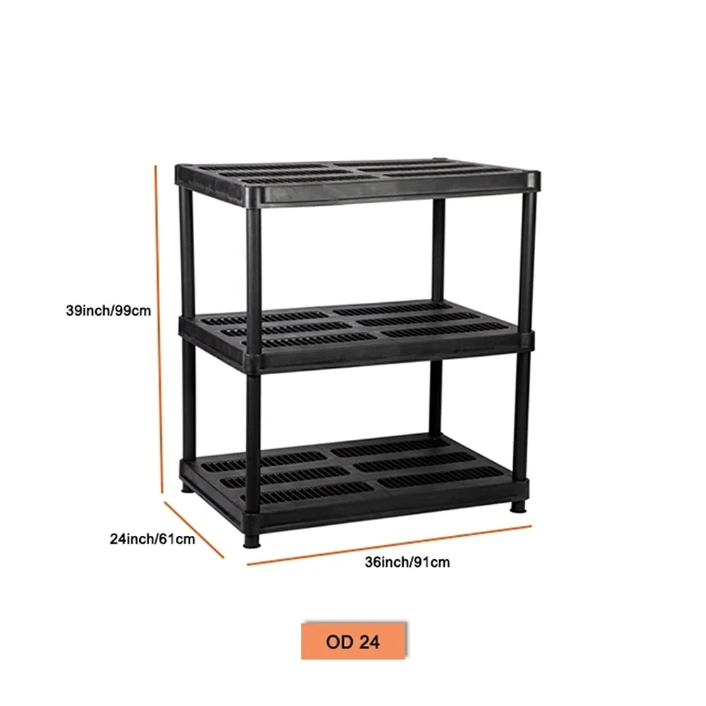 Classification and Organization Od24 Plastic Collapsible Large Storage Box Shelf
