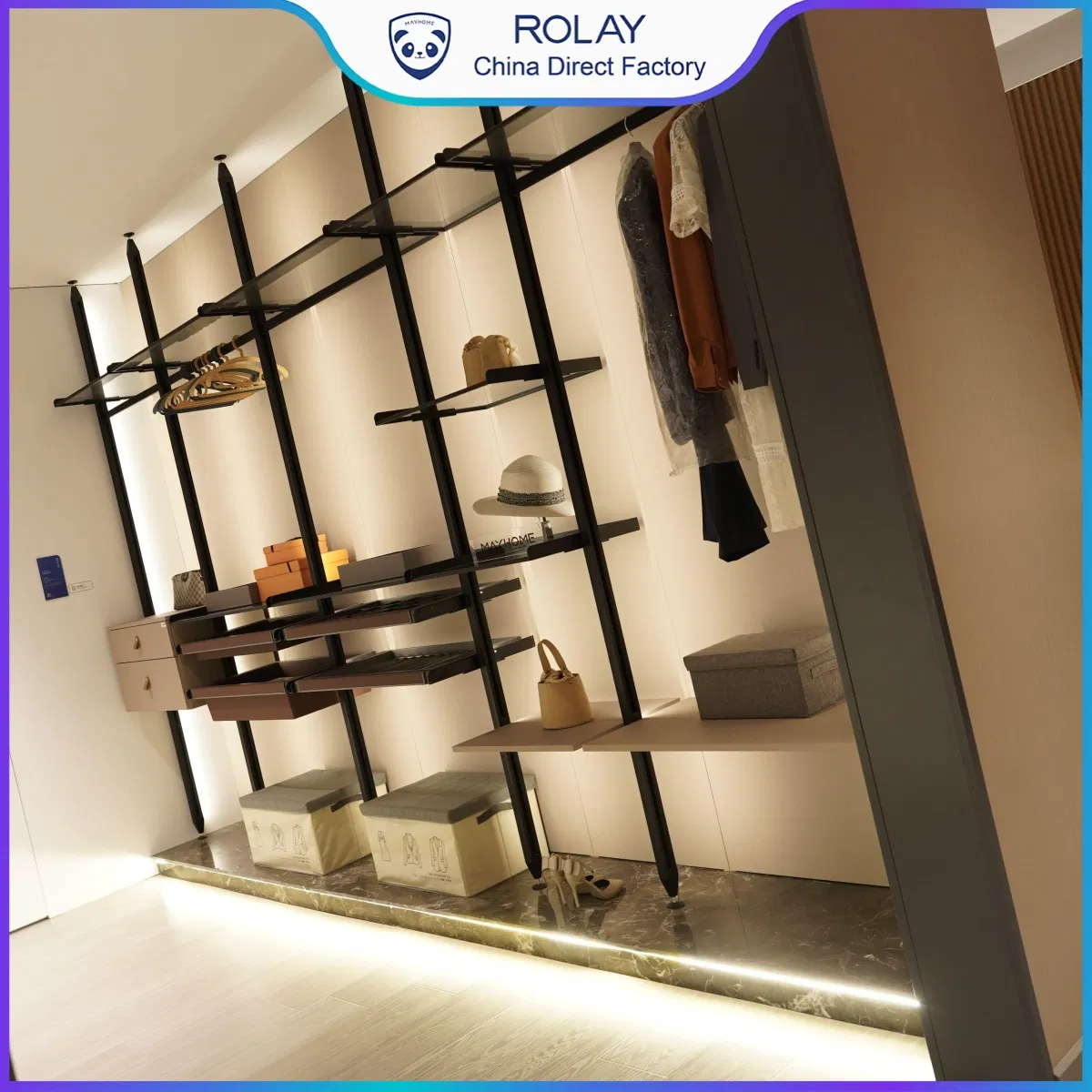 China Durable Barrier Aluminium Alloy Dress-up Zone Personal Storage Multi-Purpose Cabinet Drawer Unit