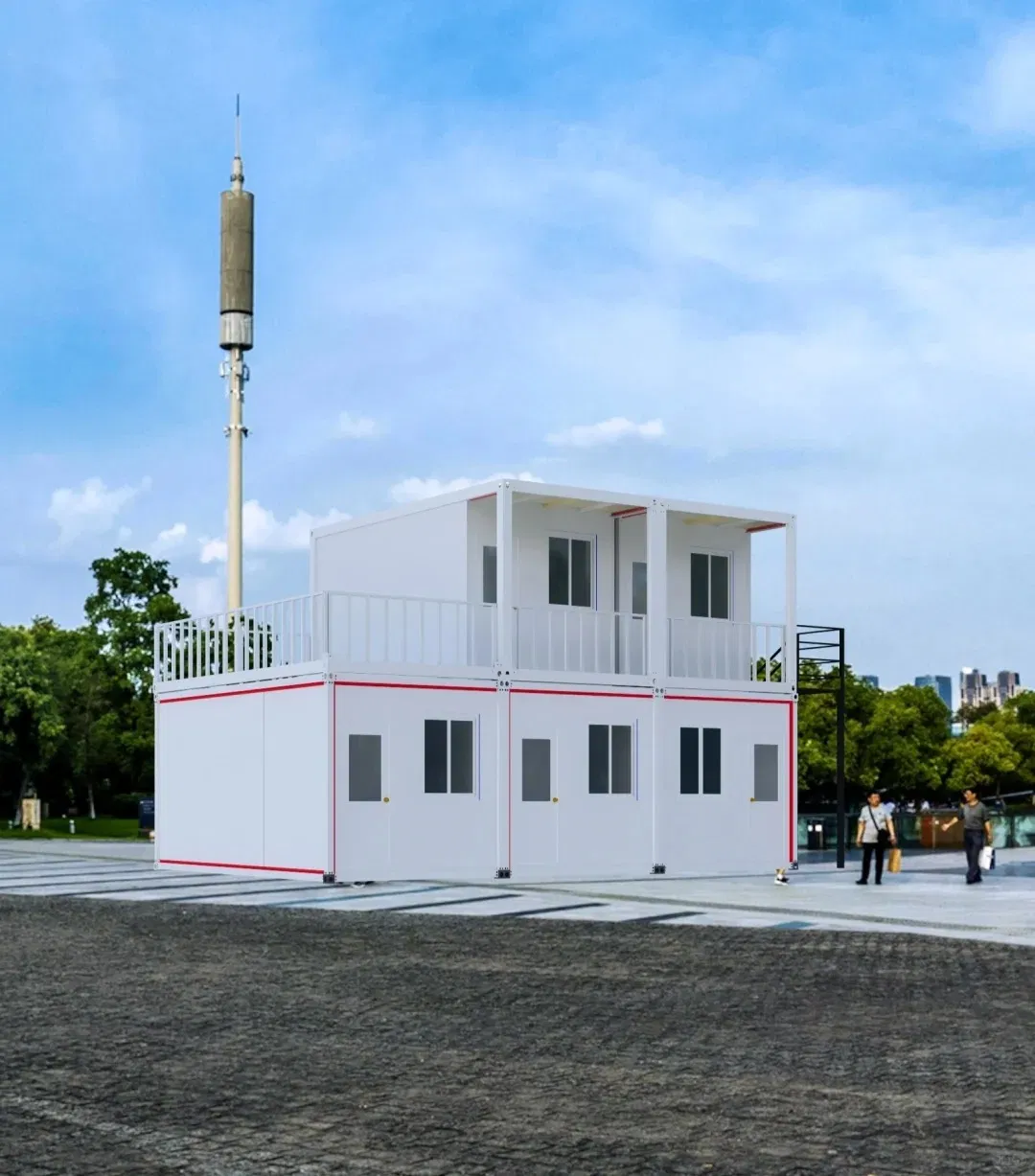 Manufacturer Direct Prefab Container Garage Sandwich Panel Prefab Detachable Containers Storage Flat Pack Mobile House for Ware House