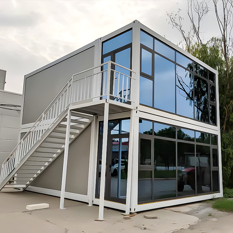 Thermal Insulated Detachable Container House Light Steel Prefab Villa Fireproof Sandwich Panel Residential Home