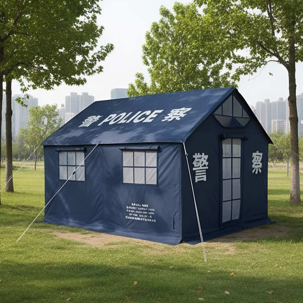 Insulated Disaster Relief Tent Cold Proof Windproof Emergency Shelter for Winter Humanitarian Aid