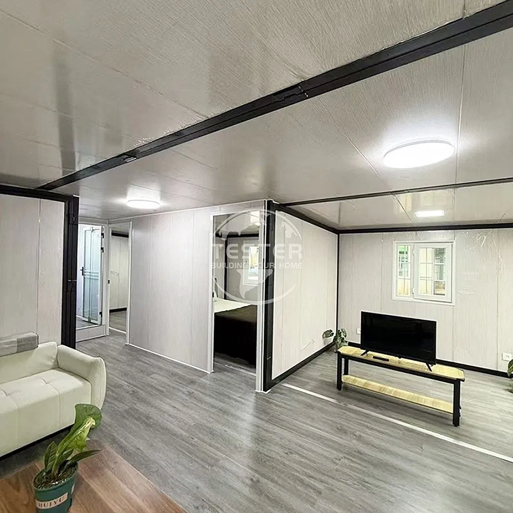 20FT 40FT Modern Movable Expandable House Tiny House Container House with 2 or 3 Bedrooms Kitchen Bathroom