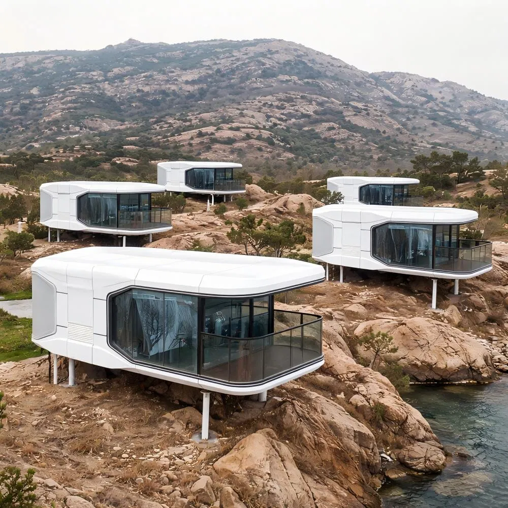 Modular Capsule Cabin Prefab Building System Designed for Hospitality Contractors Managing Accelerated Construction