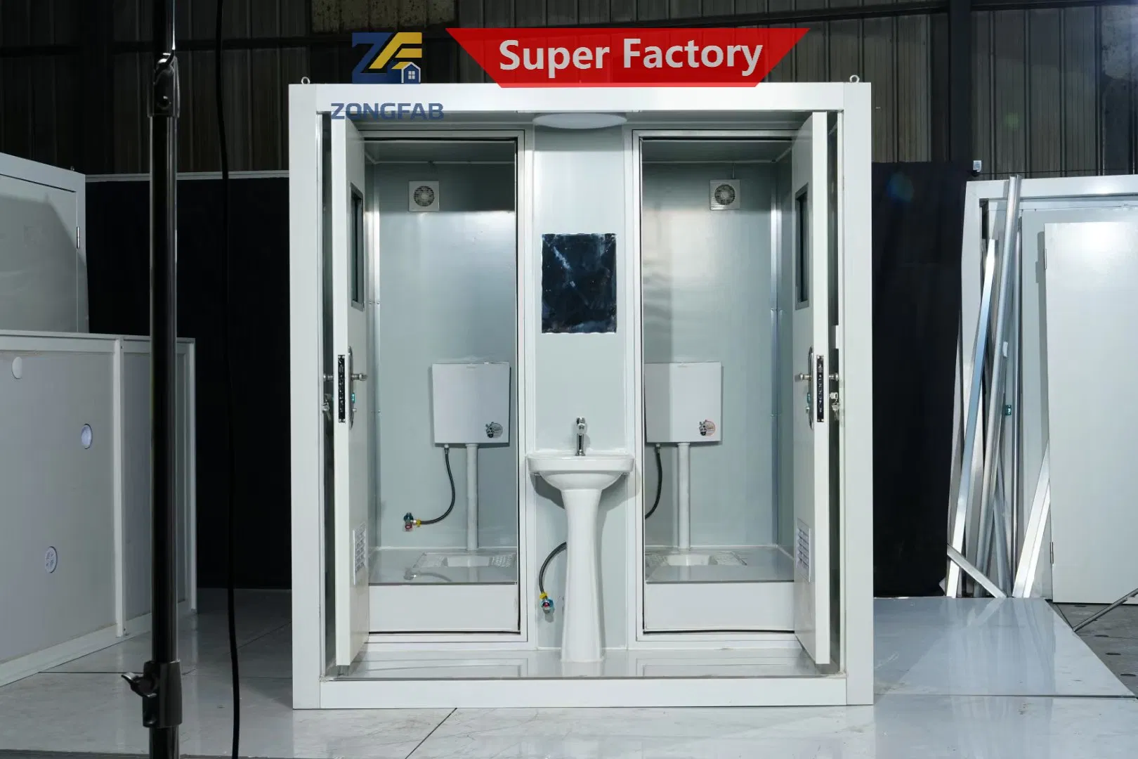Portable Toilet Unit for Emergency Use and Construction Site Sanitary Applications