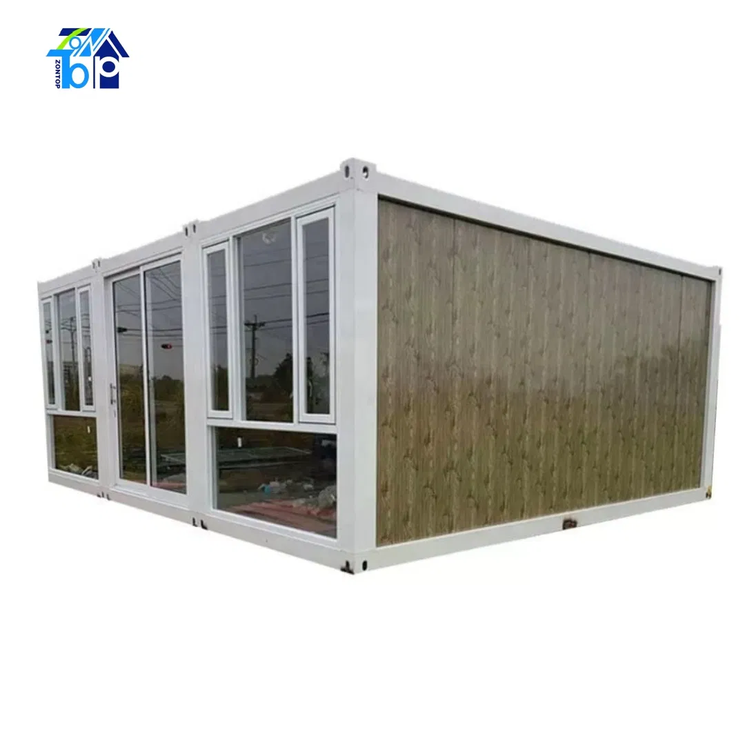 Low Cost 20 FT Steel Frame Casas Modular Container House 3 Bedroom Sandwich Panel Detachable Container for Office
