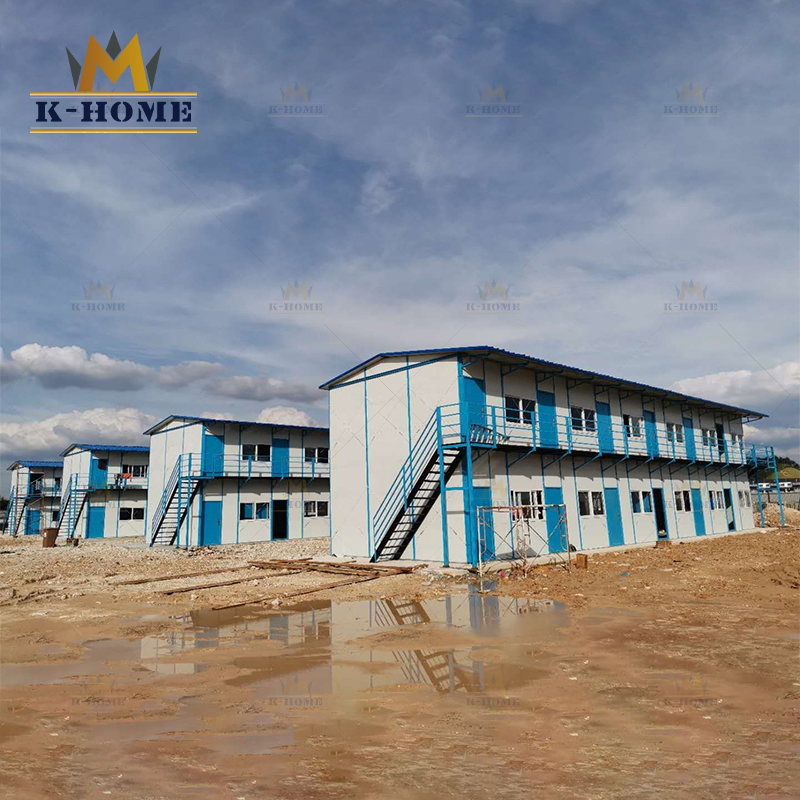 Fast Construction Panelized Modular Prefabricated Structure Work Site Temporary Staff Housing