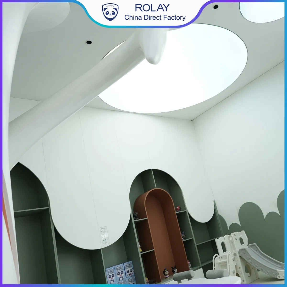 Rust Resistant Water Montessori Furniture Playroom Wardrobe Play Unit with Factory Price