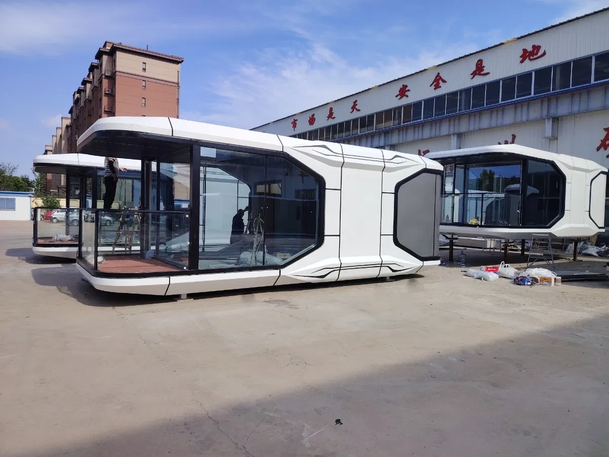Prefabricated Buildings, Portable Residences, Modular Foldable, Small Foldable, Mobile Luxury Expandable Cabin, Modular Prefabricated Container-Style Houses