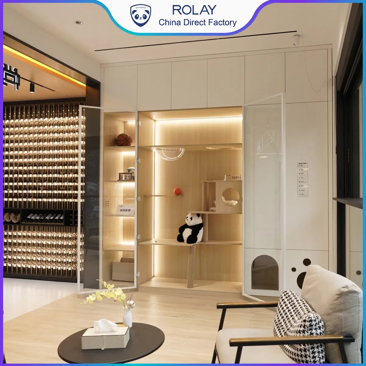 Rust-Free Frame Weather Tolerance Fade Resistant Secure Locking Balcony Storage Unit with High Quality