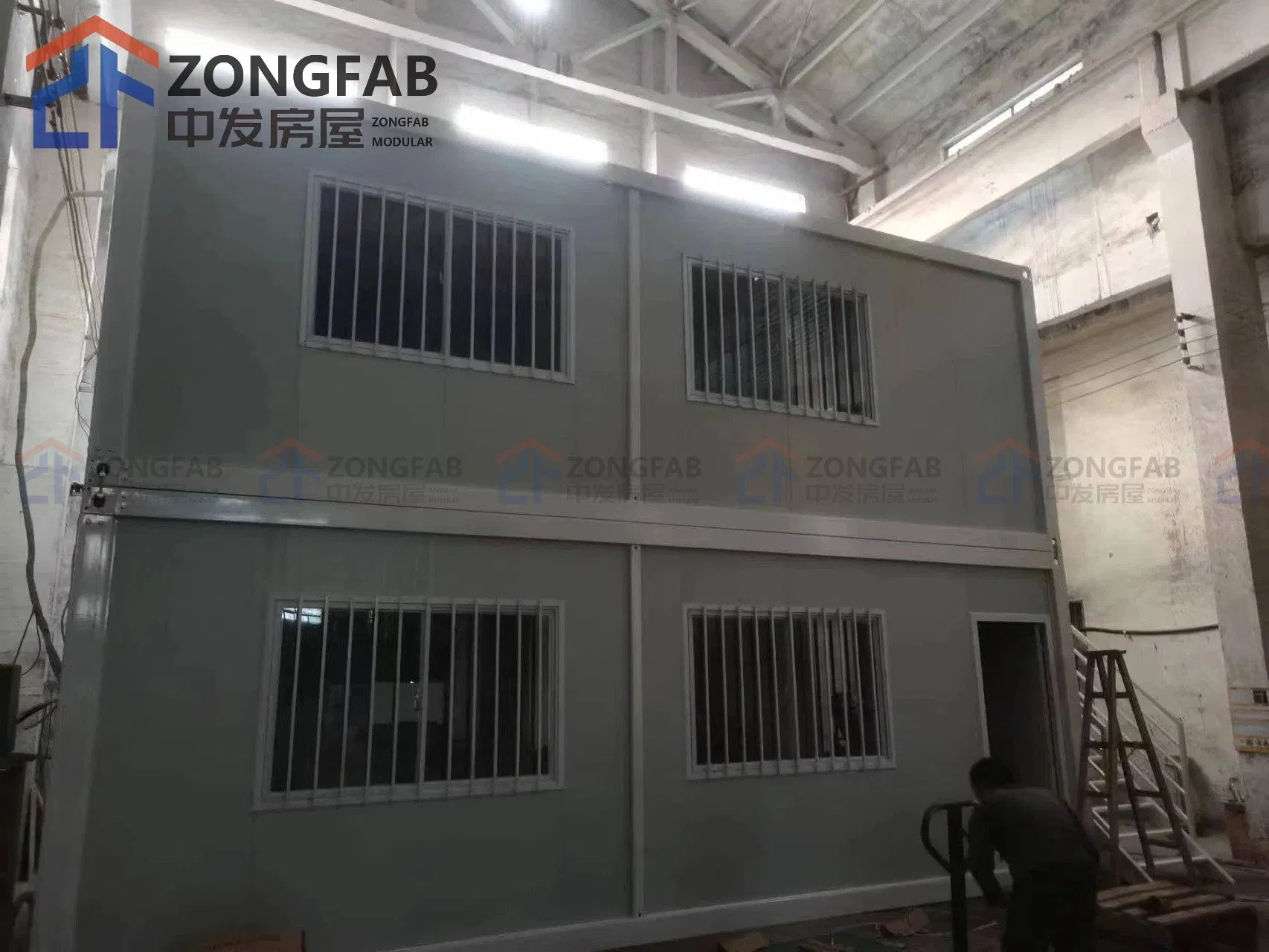 Customizable SGS 20FT Portable Movable Prefab Mobile Prefabricated Modular Container Office Building