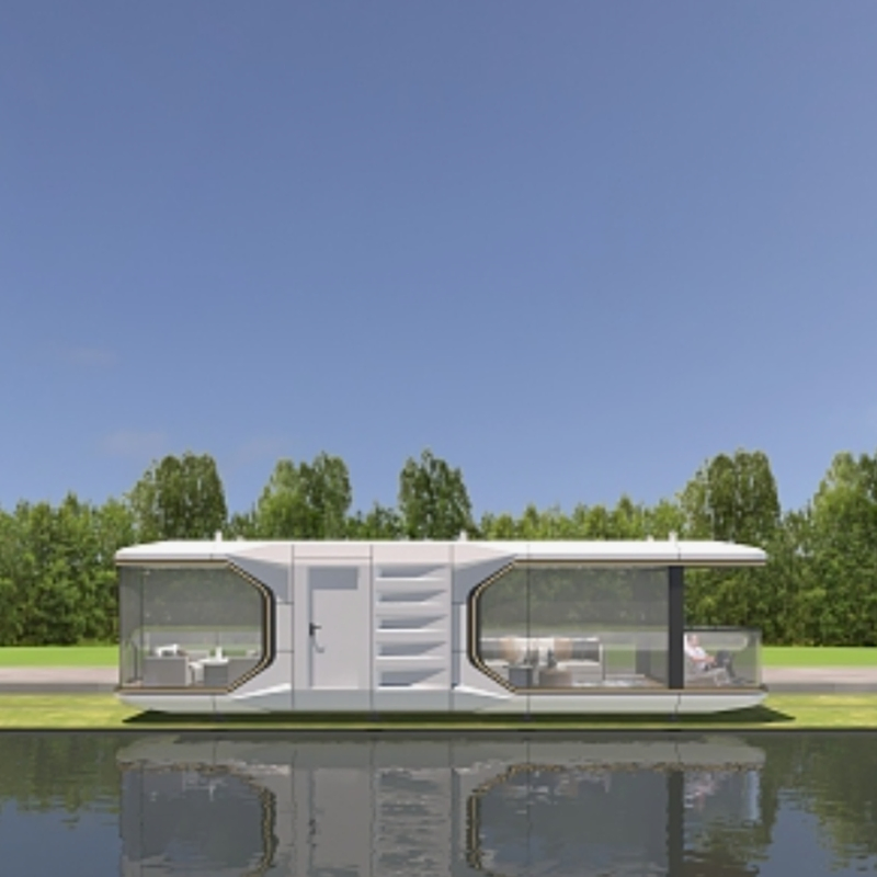 Compact Capsule House Unit Portable Space Capsule Hotel Prefabricated Room Tiny Home for Outdoor Commercial Tiny Home