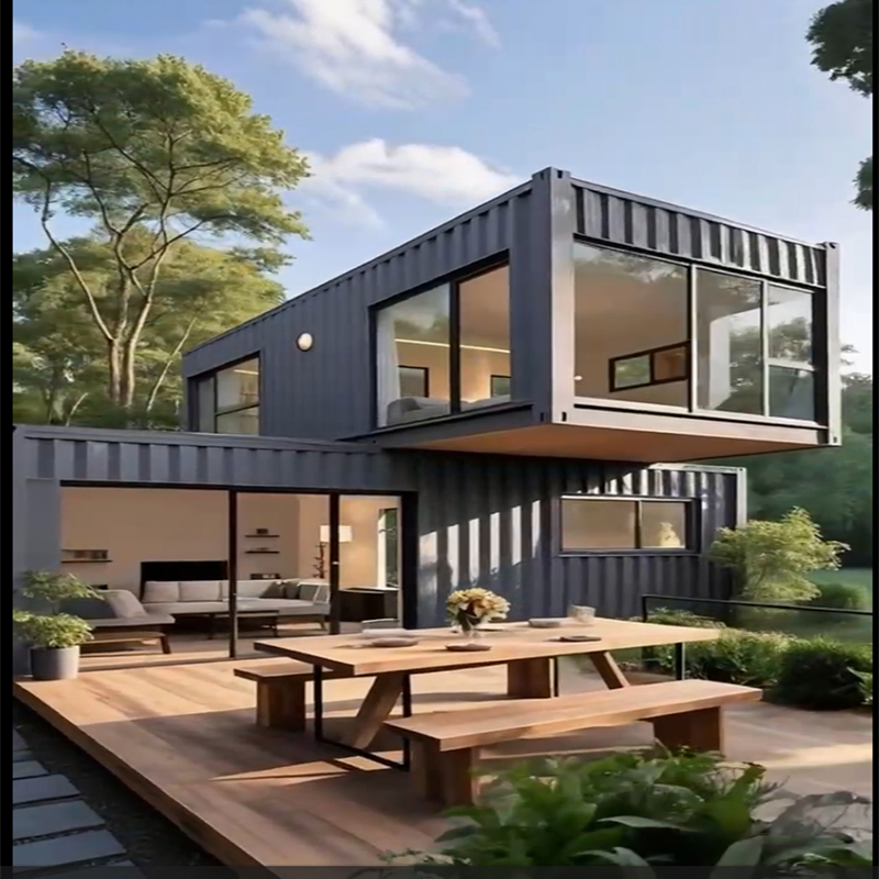 Innovative Prefabricated Steel Structure Container Cabin Foldable Mobile Office for Office and Living Space